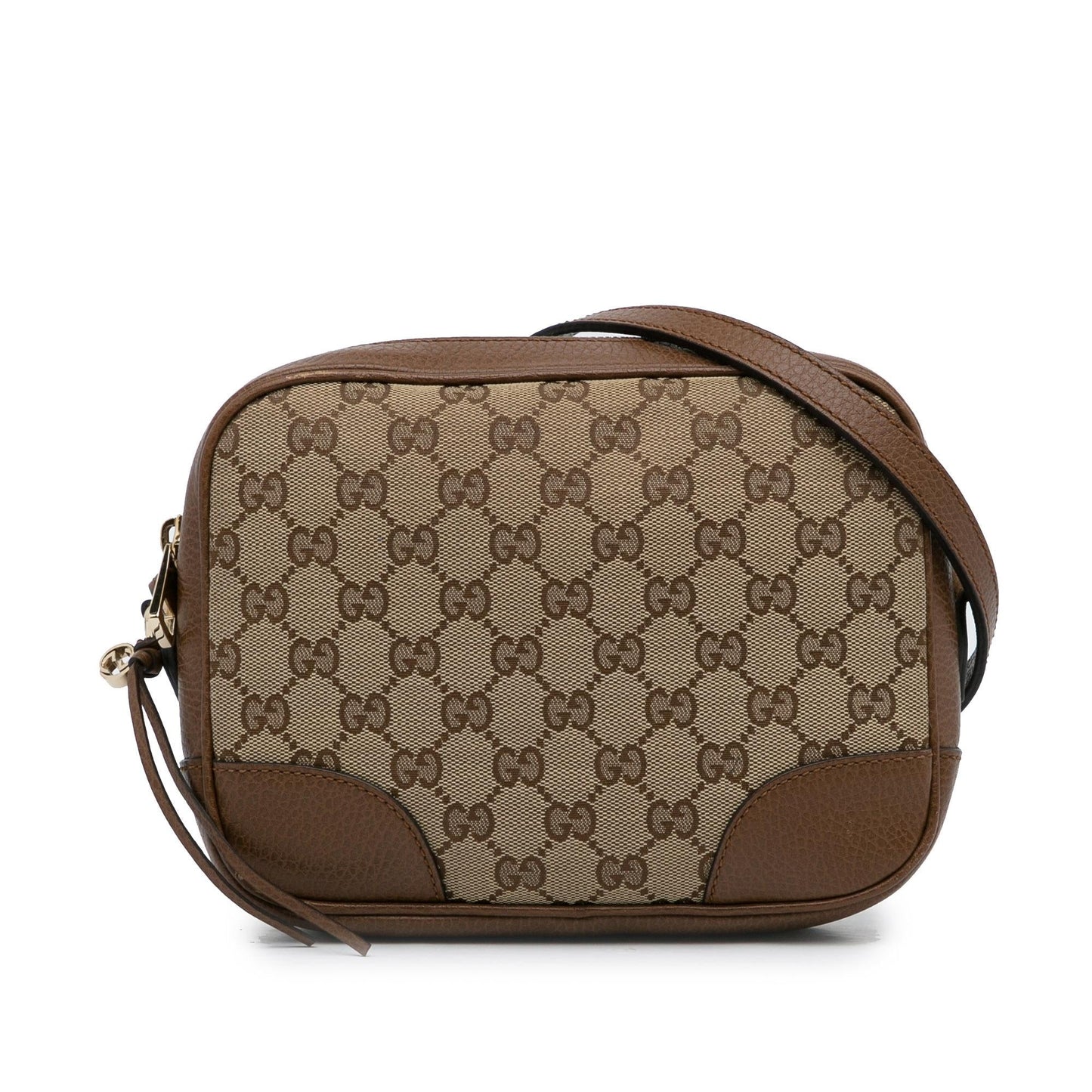Gucci GG Bree SHG-B1VoWA Canvas Calf Brown Crossbody Bag