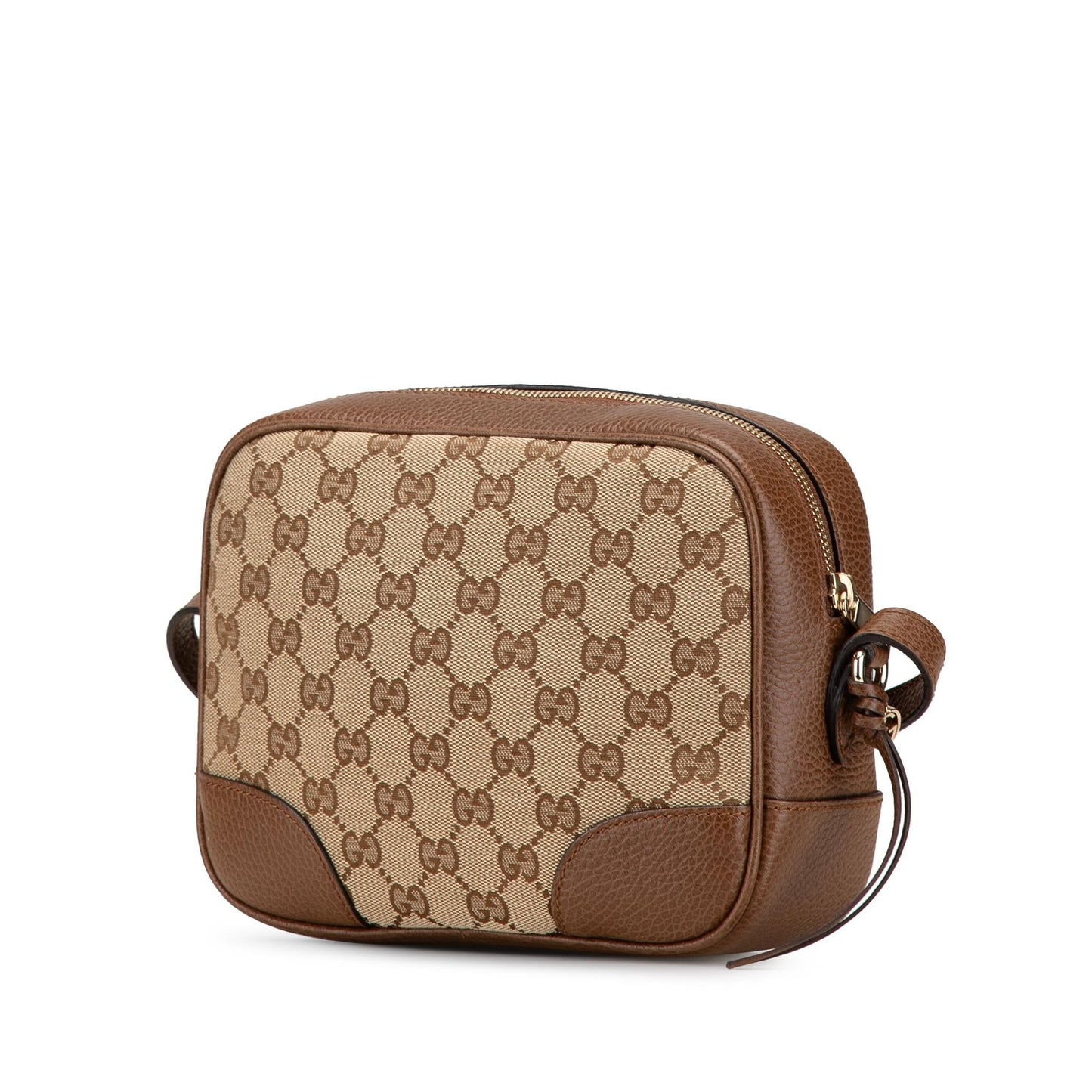 Gucci GG Bree SHG-iAyoBP Canvas Calf Brown Crossbody Bag