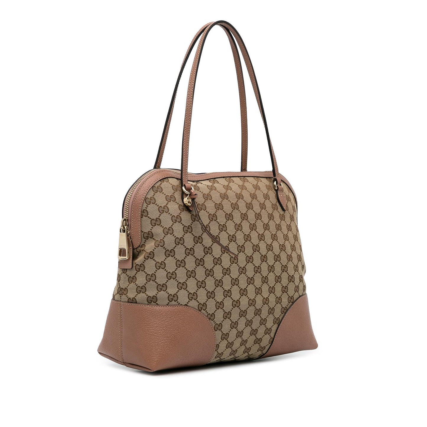 Gucci GG Bree SHG-peTxRU Canvas Calf Brown Shoulder Bag