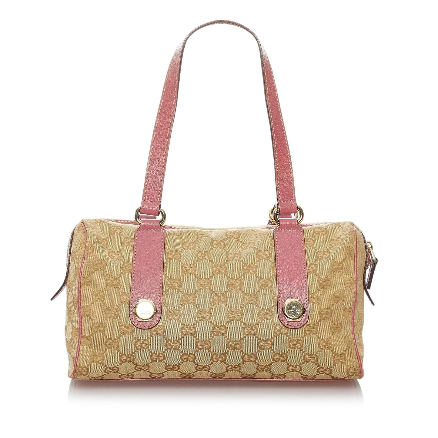 Gucci GG Charmy SHG Canvas Brown Pink Shoulder Bag 3