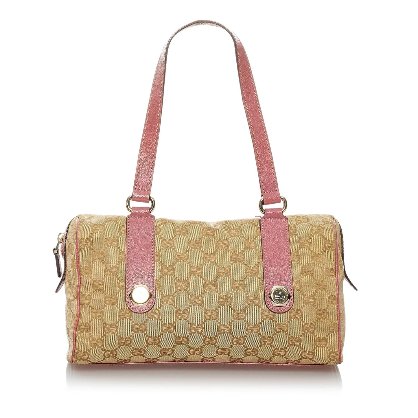 Gucci GG Charmy SHG Canvas Brown Pink Shoulder Bag 3