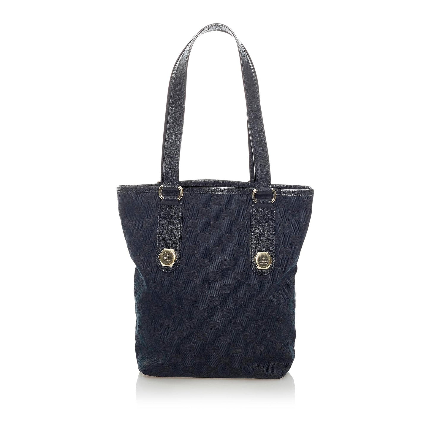 Gucci GG Charmy SHG Canvas Calf Blue Shoulder Bag
