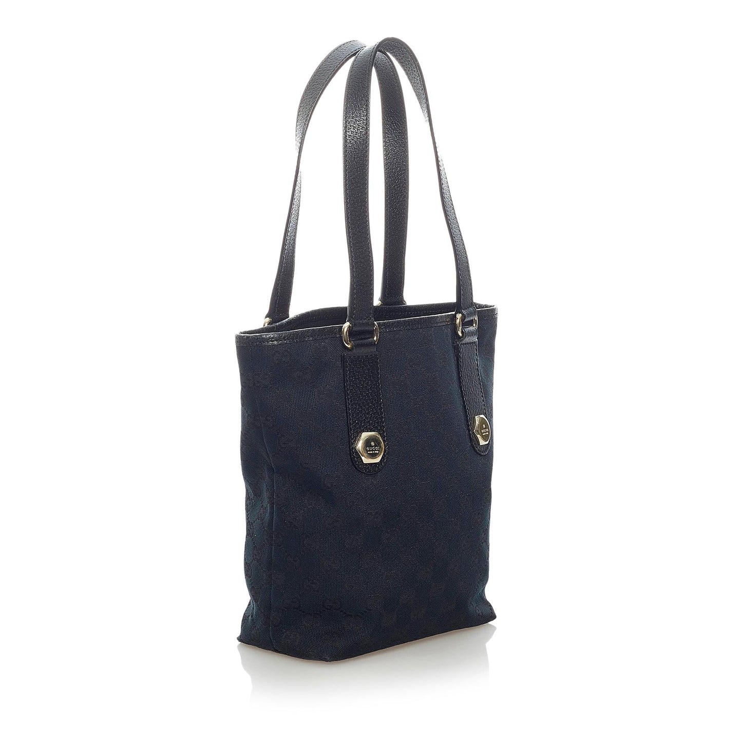 Gucci GG Charmy SHG Canvas Calf Blue Shoulder Bag