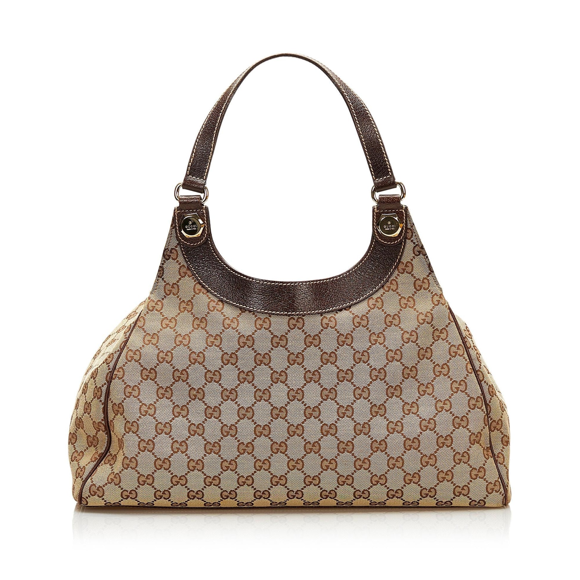Gucci GG Charmy SHG Canvas Brown Shoulder Bag Bag Shg
