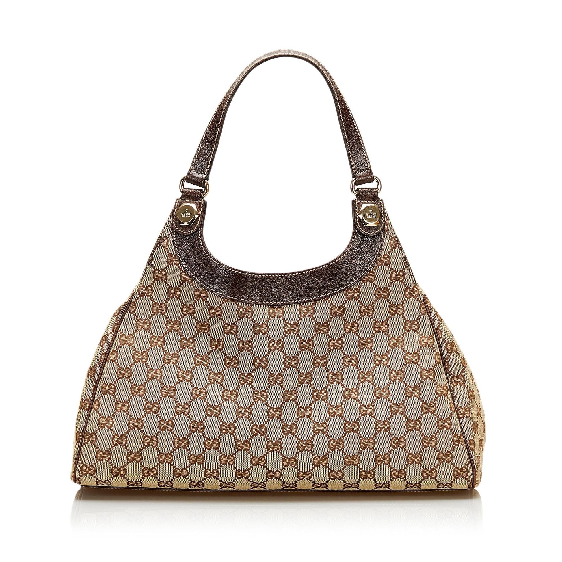 Gucci GG Charmy SHG Canvas Brown Shoulder Bag Bag Shg