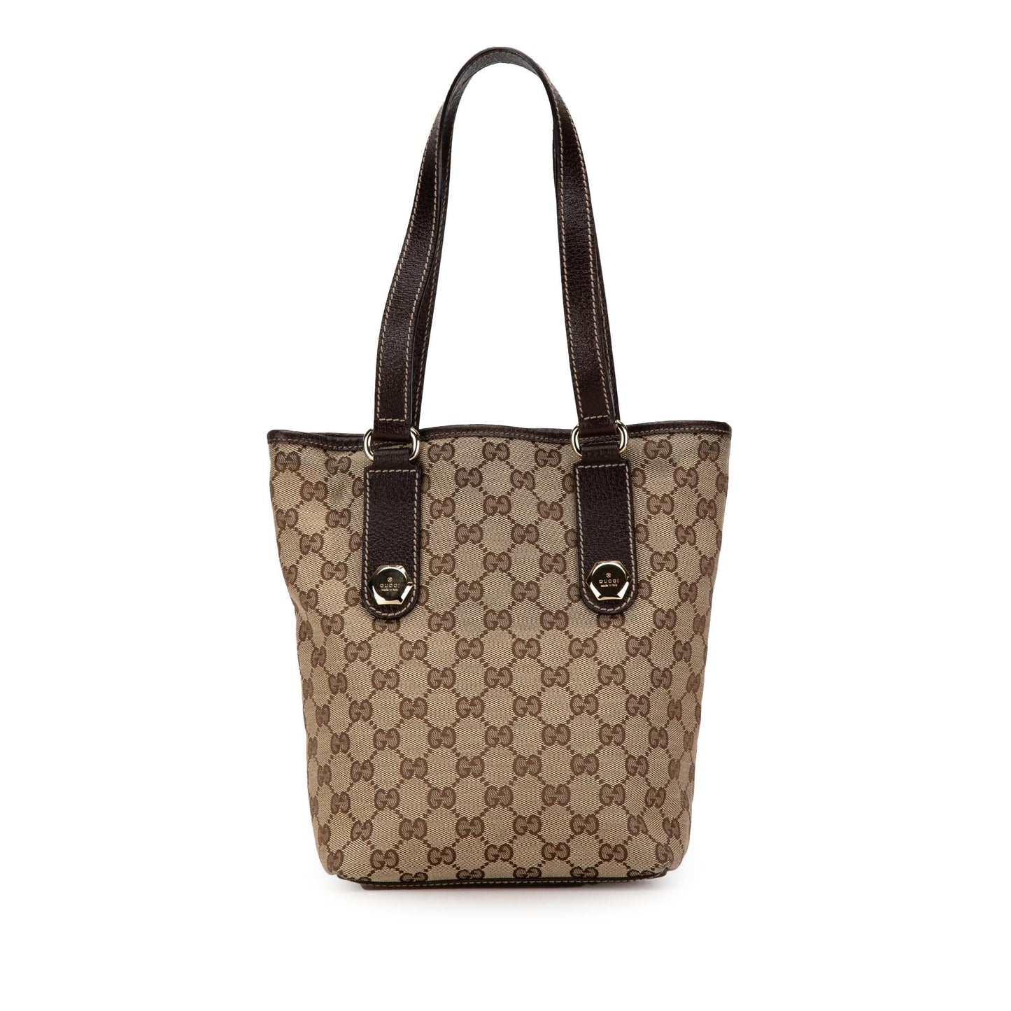 Gucci GG Charmy SHG-WEFu6i Canvas Calf Brown Shoulder Bag