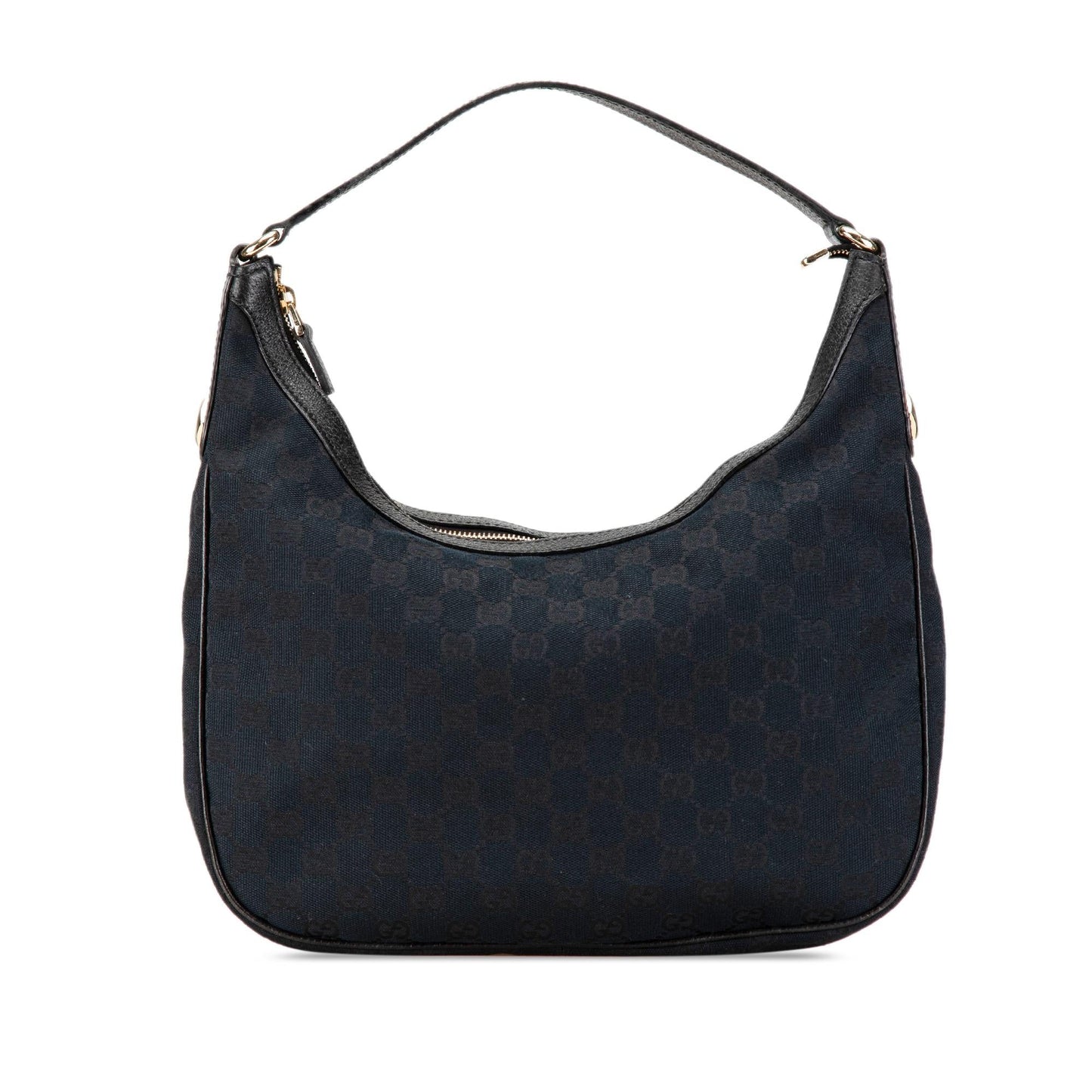 Gucci GG Charmy SHG-fw5xnM Canvas Calf Black Shoulder Bag