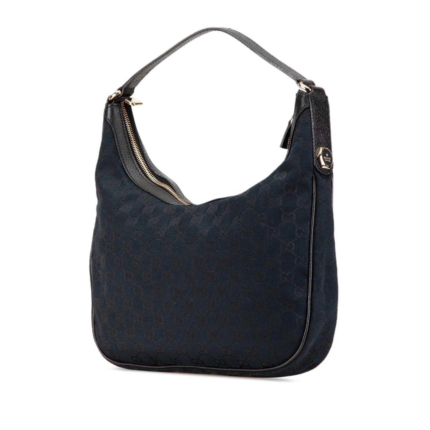 Gucci GG Charmy SHG-fw5xnM Canvas Calf Black Shoulder Bag