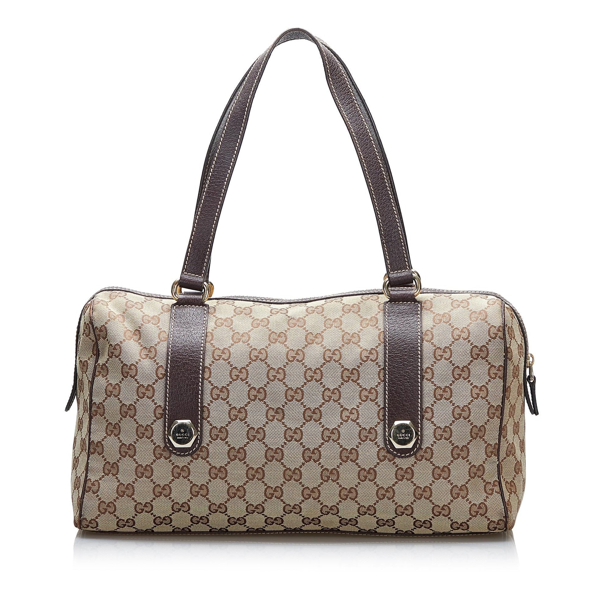 Gucci GG Charmy SHG-IJAF8H Canvas Brown Shoulder Bag