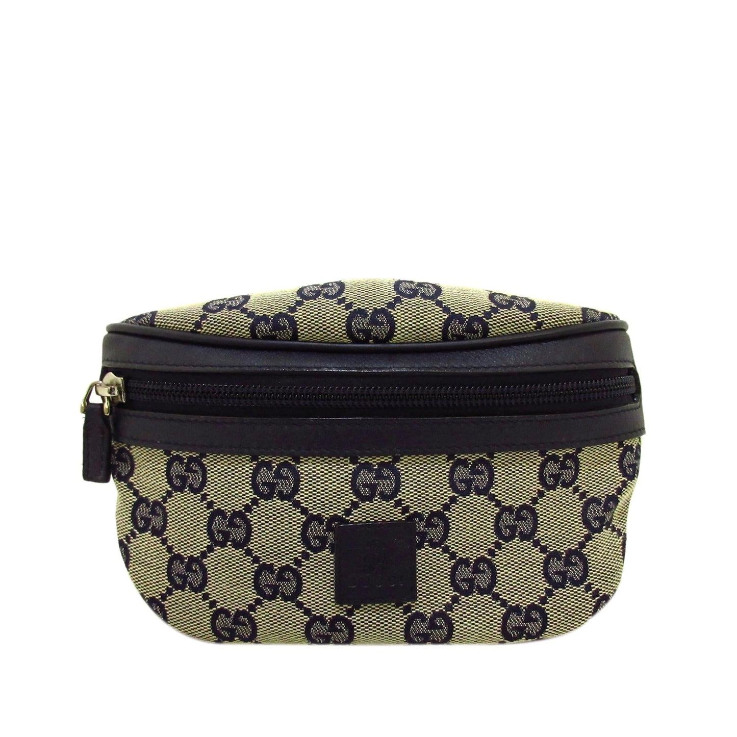Gucci GG Childrens Belt SHG Canvas Brown Blue Accessory