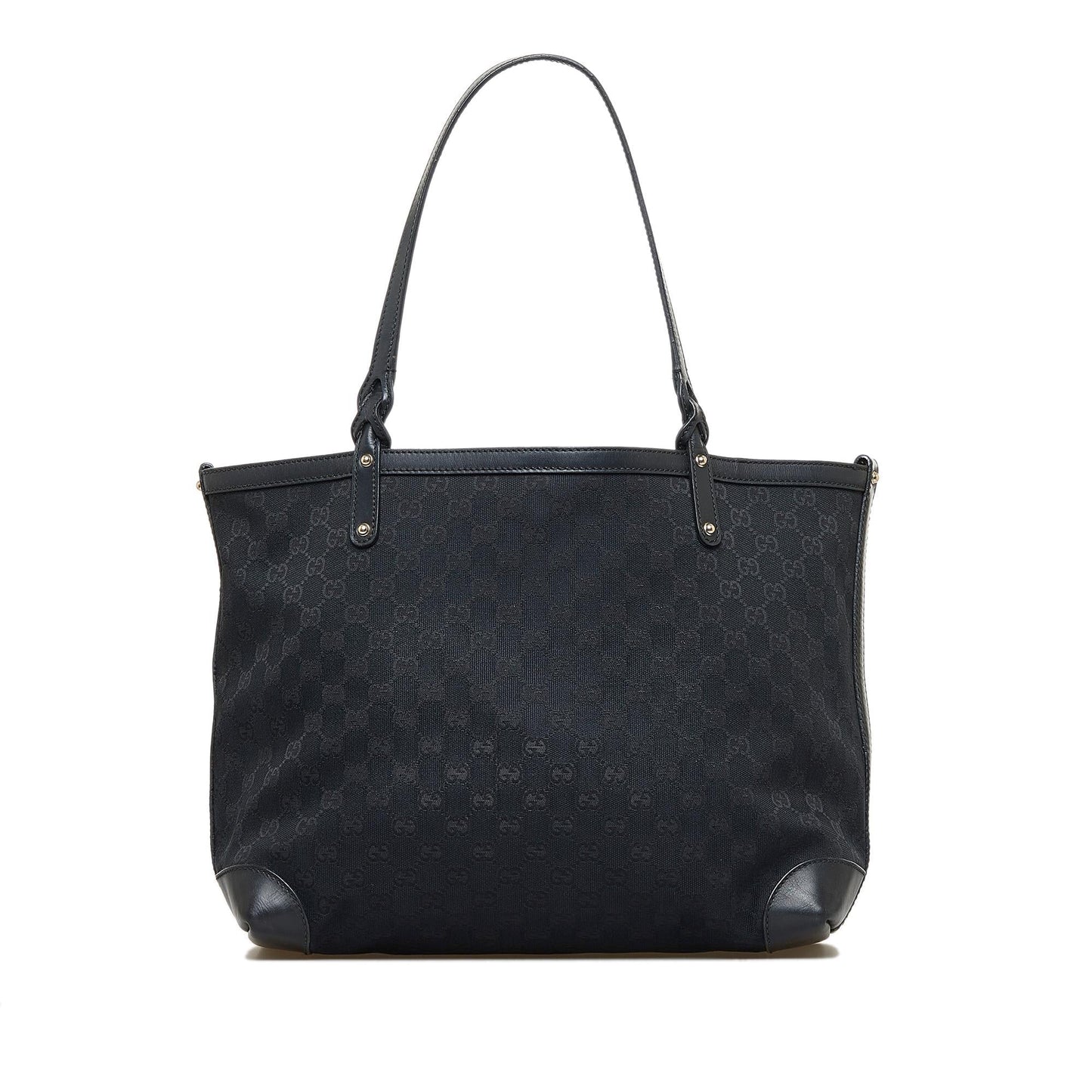 Gucci GG Craft SHG-dNhqw1 Canvas Black Tote Bag