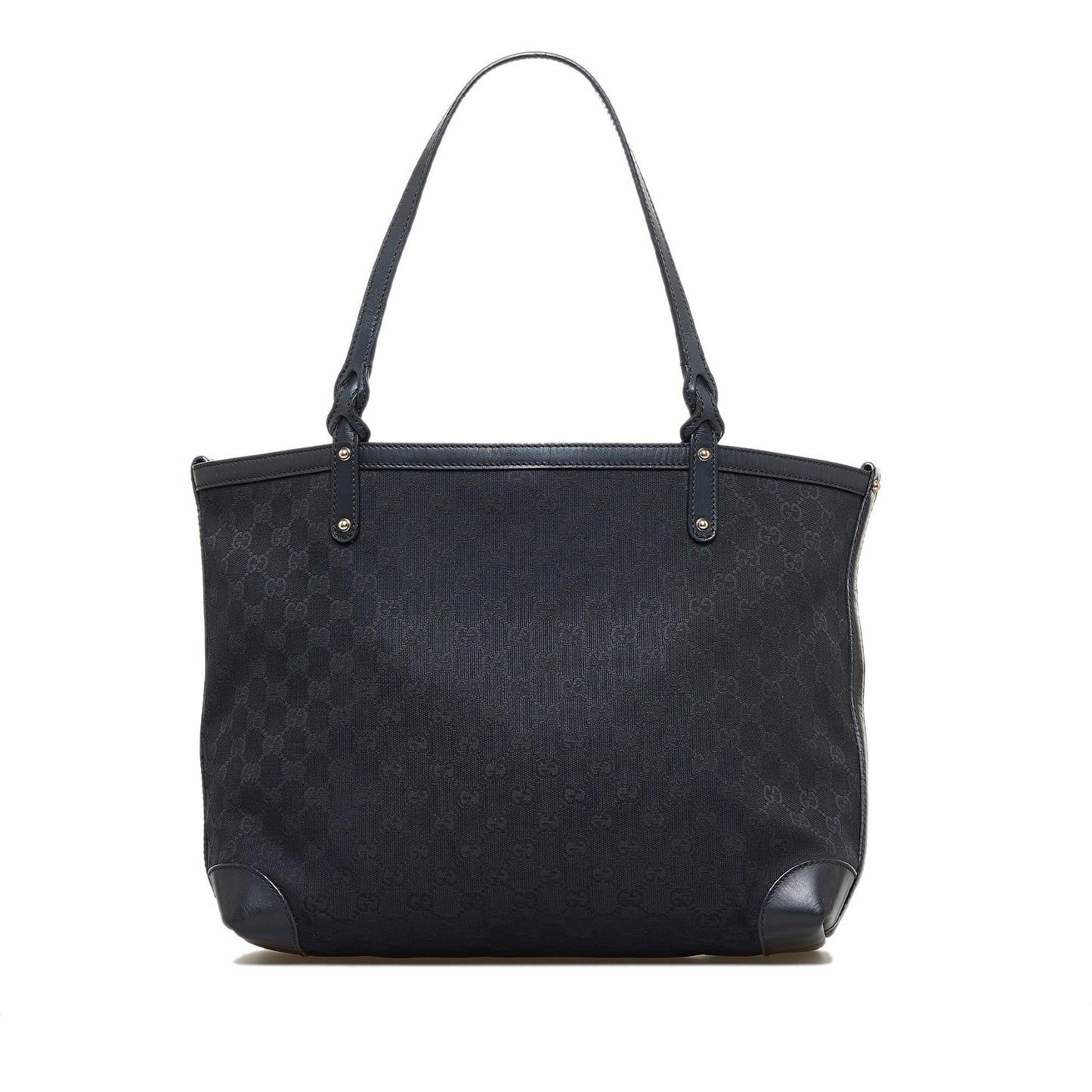Gucci GG Craft SHG-dNhqw1 Canvas Black Tote Bag
