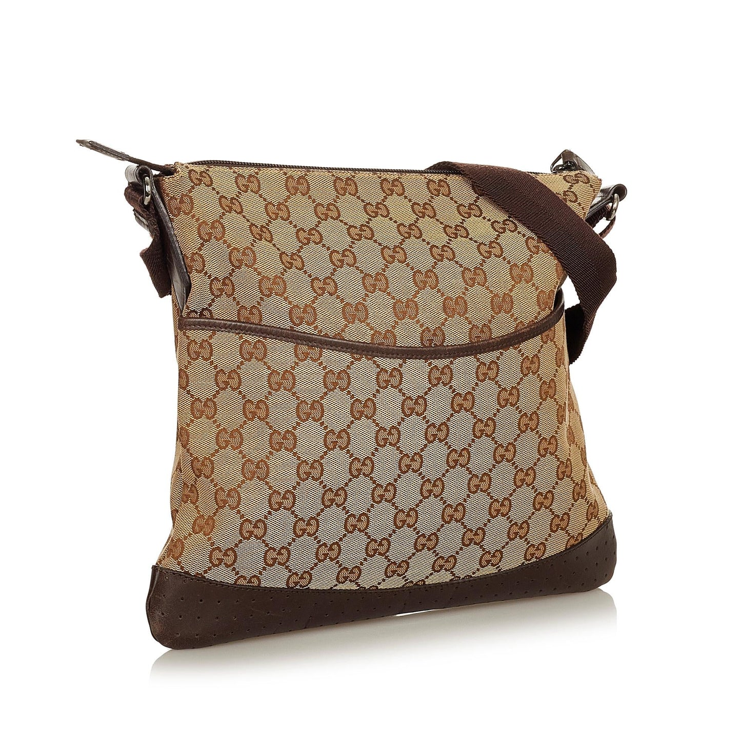 Gucci GG SHG Canvas Brown Crossbody Bag 18