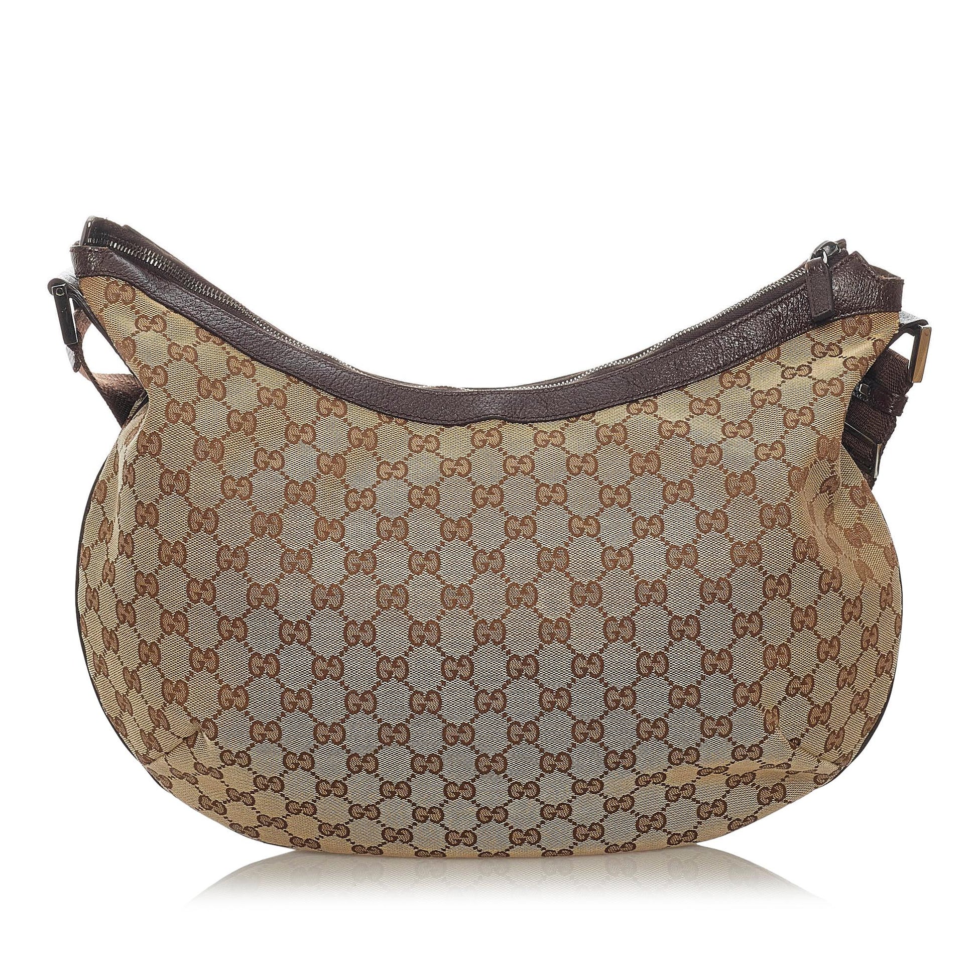 Gucci GG SHG Canvas Brown Crossbody Bag 15