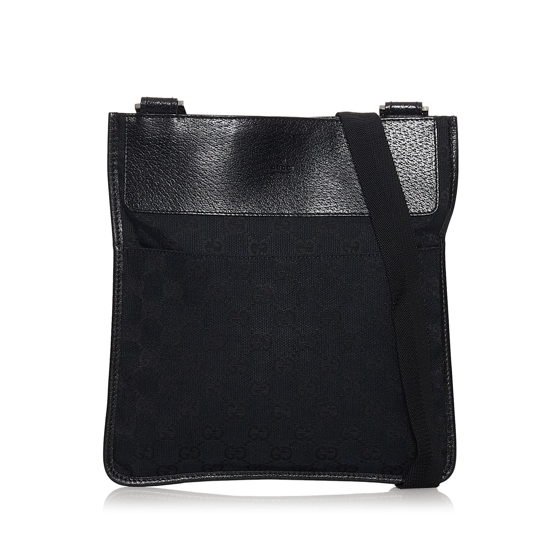 Gucci GG SHG Canvas Black Crossbody Bag 14