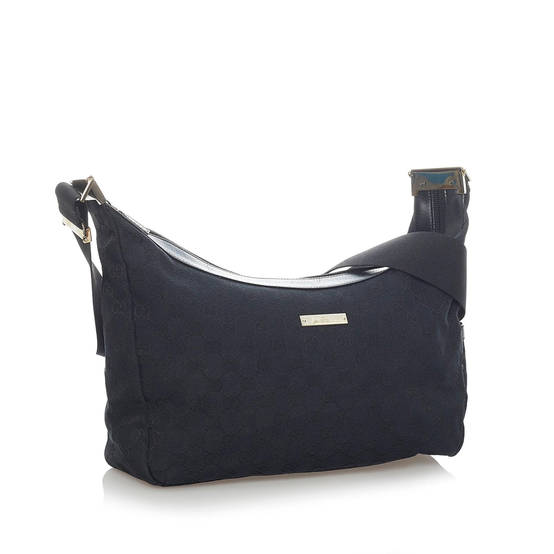 Gucci GG SHG Canvas Black Crossbody Bag 17