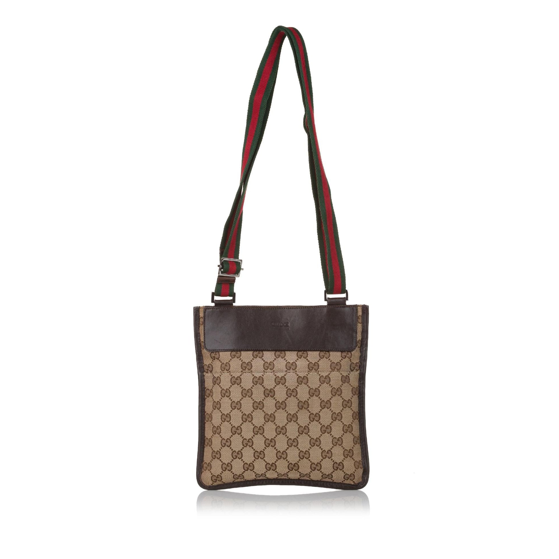 Gucci GG SHG Canvas Brown Crossbody Bag 21