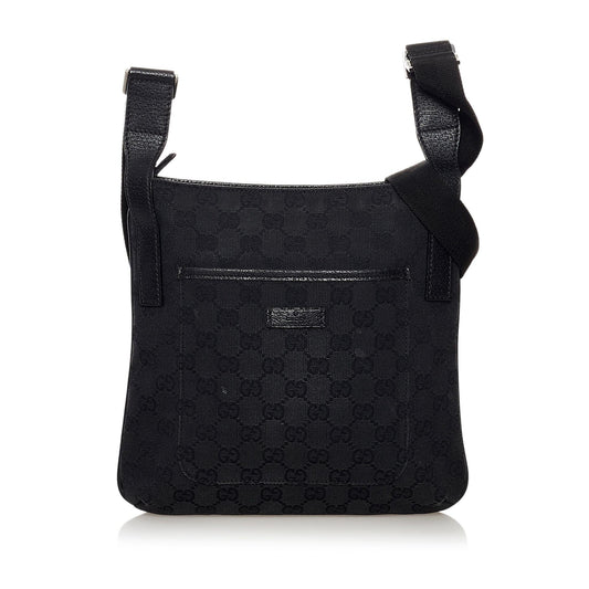 Gucci GG SHG Canvas Black Crossbody Bag 19
