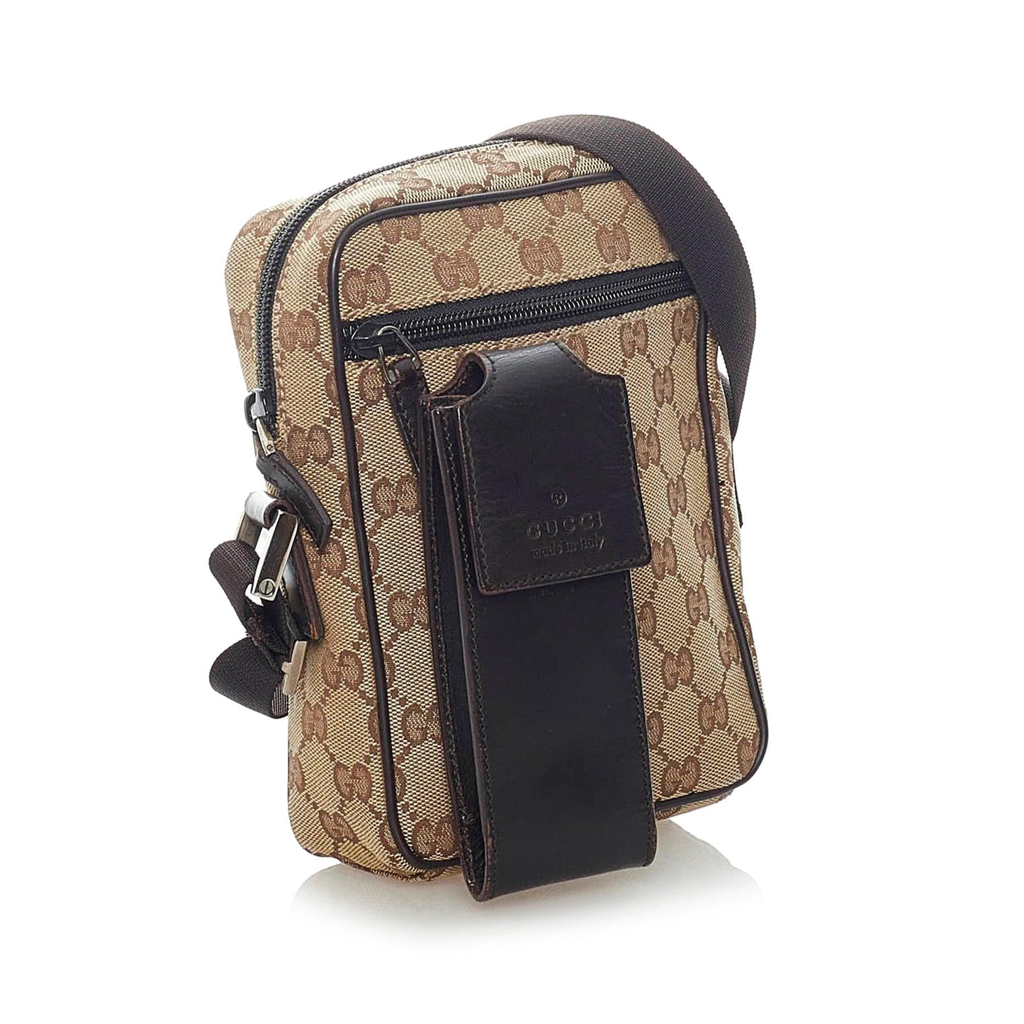 Gucci GG SHG Canvas Brown Crossbody Bag 3