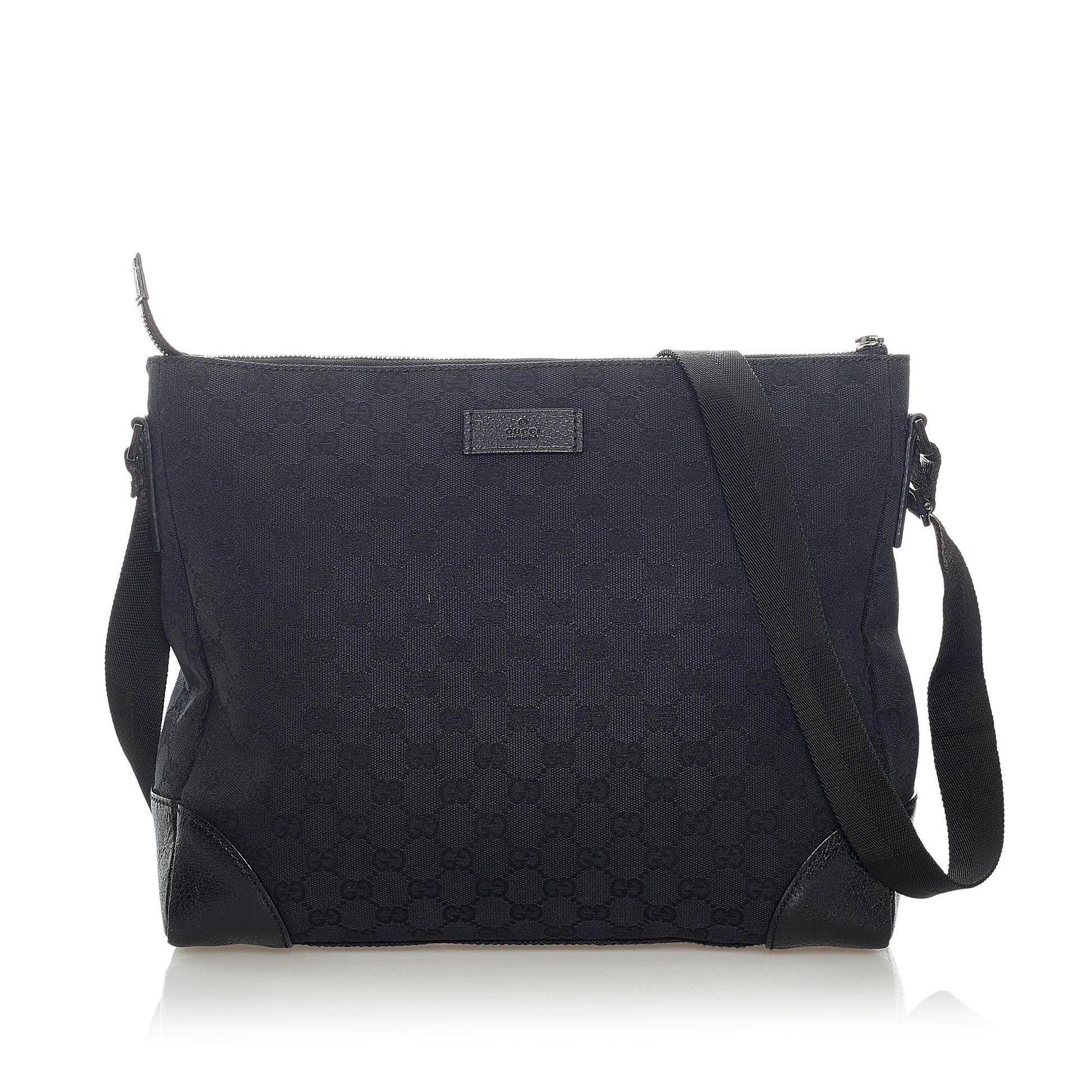 Gucci GG SHG Canvas Black Crossbody Bag 3