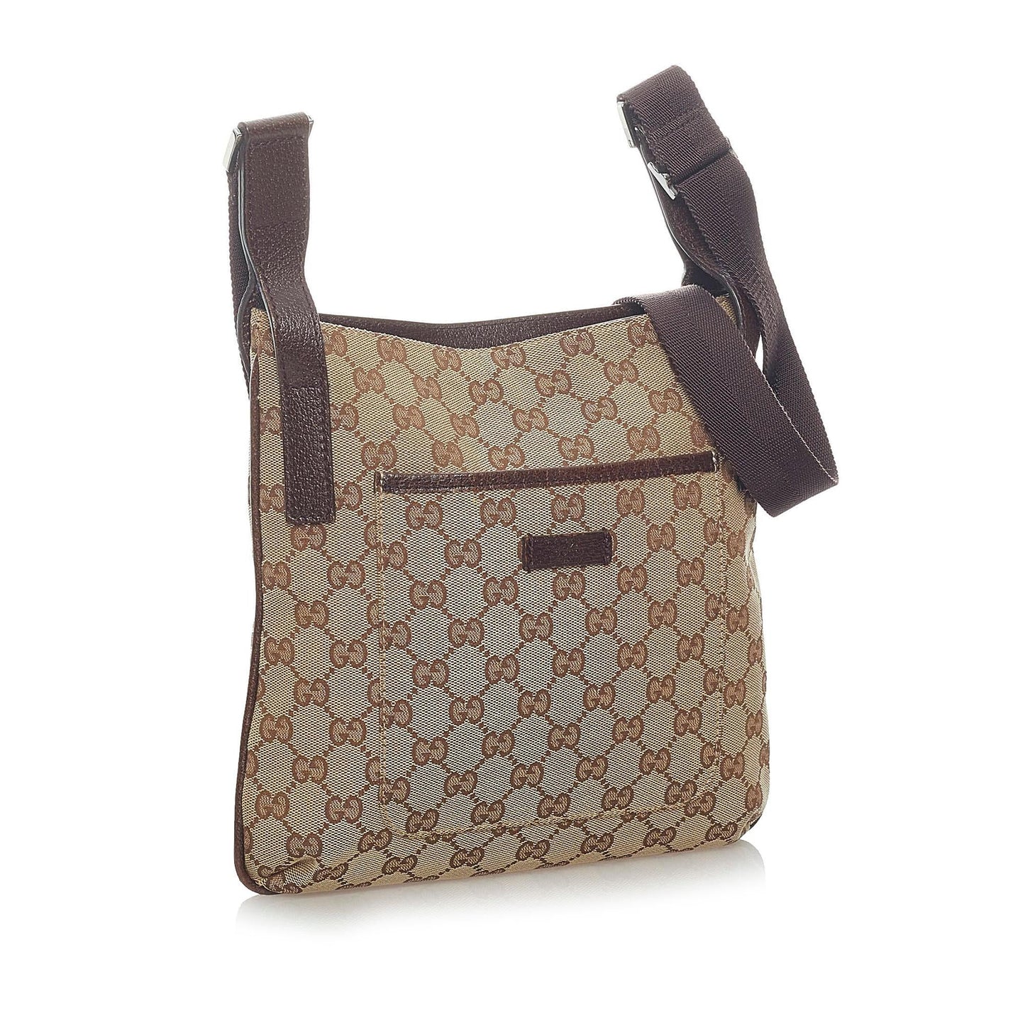 Gucci GG SHG Canvas Brown Crossbody Bag 7