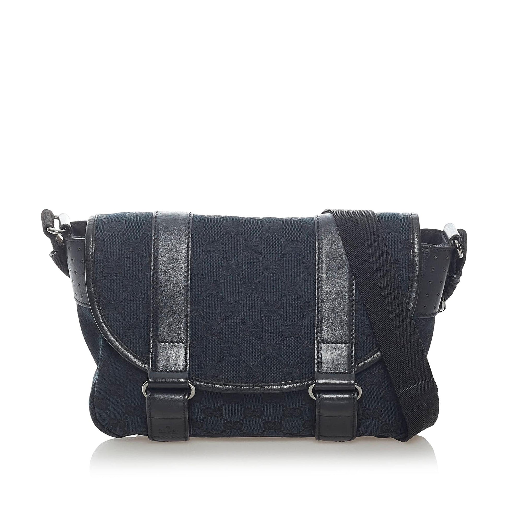 Gucci GG SHG Canvas Black Crossbody Bag 5