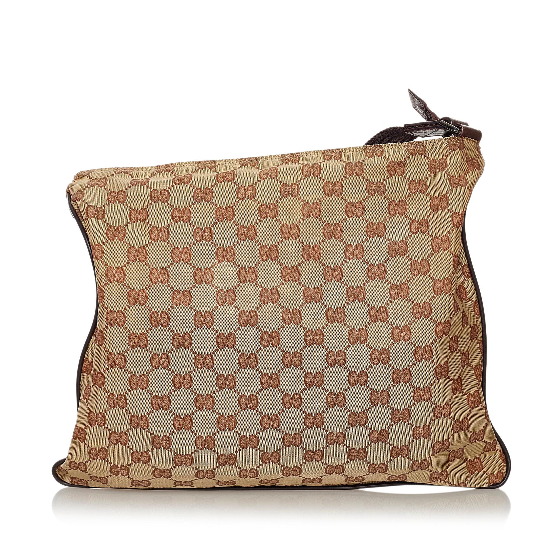 Gucci GG SHG Canvas Brown Crossbody Bag 8