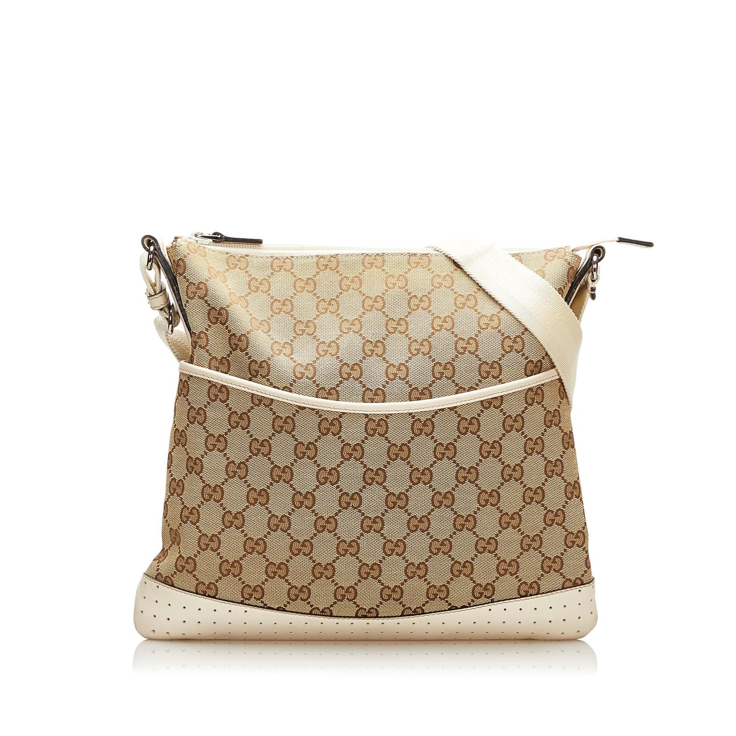 Gucci GG SHG Canvas Brown Crossbody Bag 12