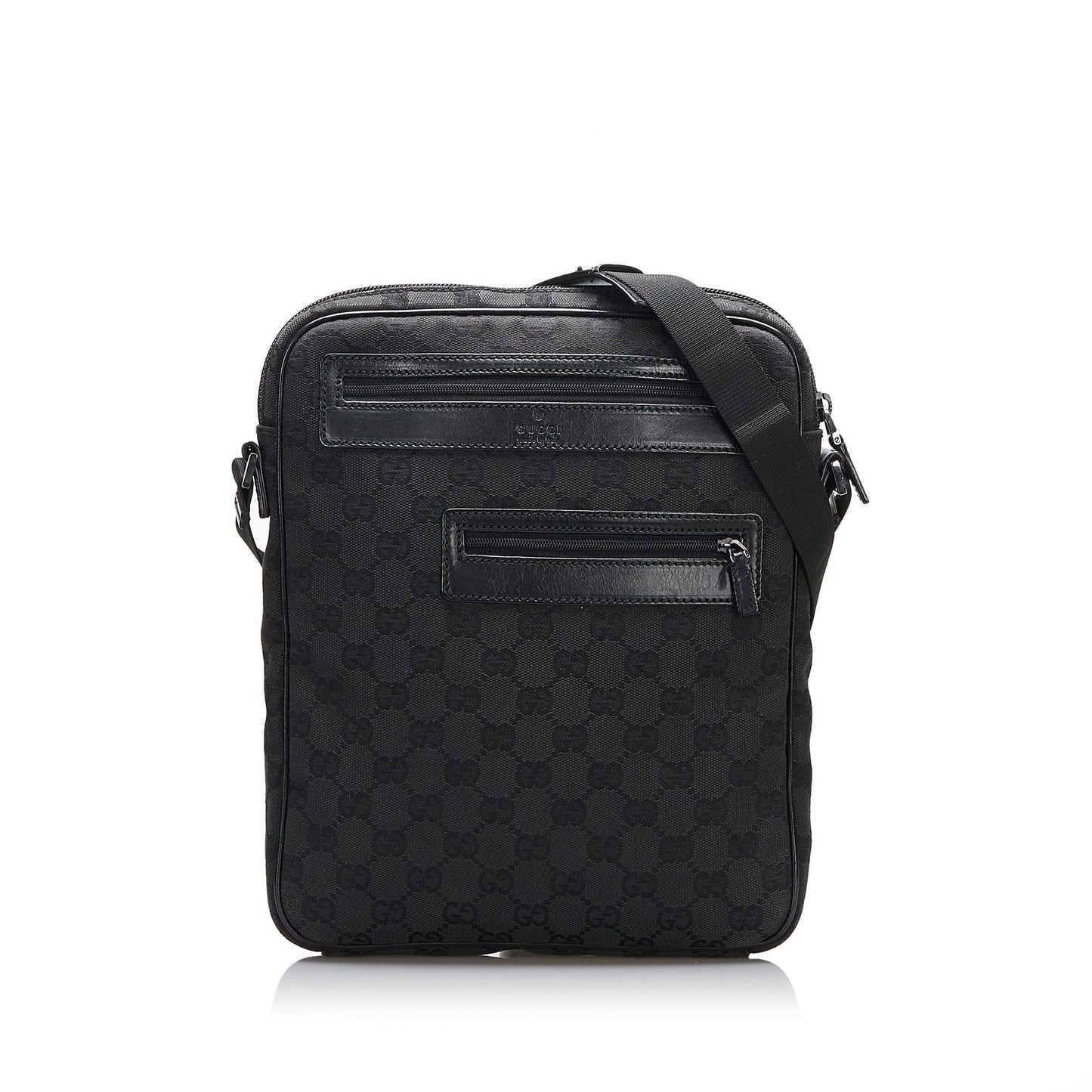 Gucci GG SHG-z4ByfH Canvas Black Crossbody Bag