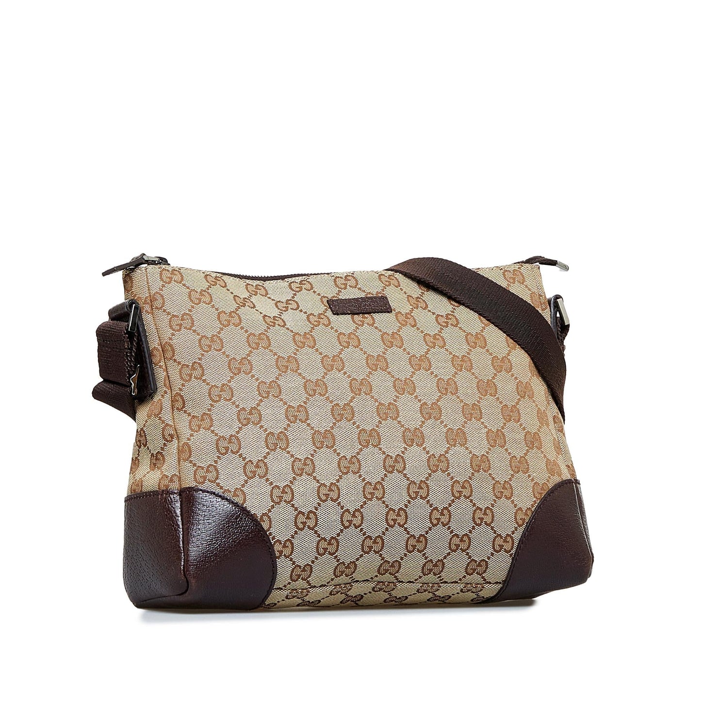 Gucci GG SHG-dHJ83I Canvas Brown Crossbody Bag