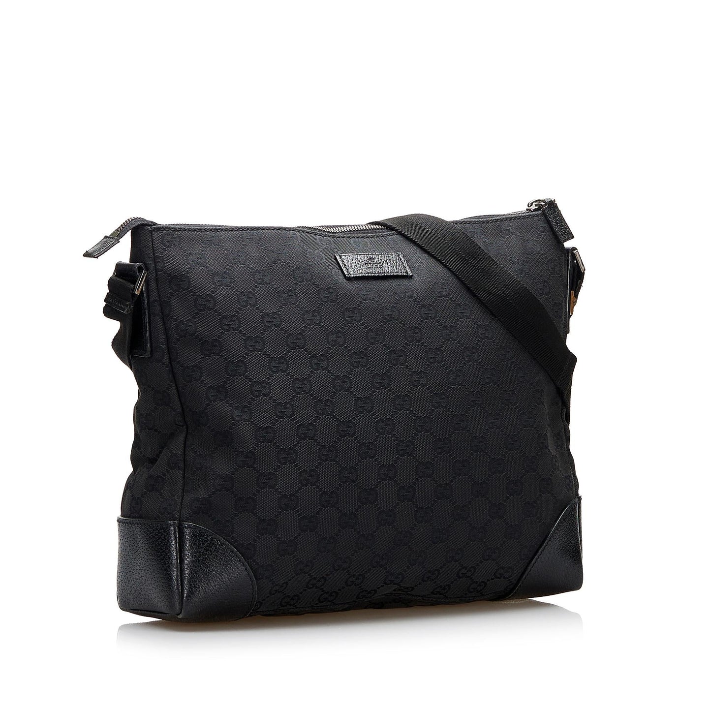 Gucci GG SHG-OTTZxX Canvas Black Crossbody Bag