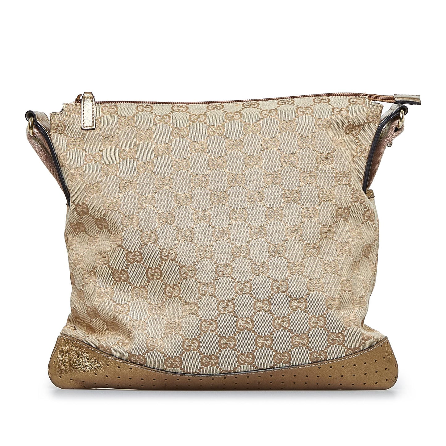 Gucci GG SHG-am6vgN Canvas Brown Crossbody Bag