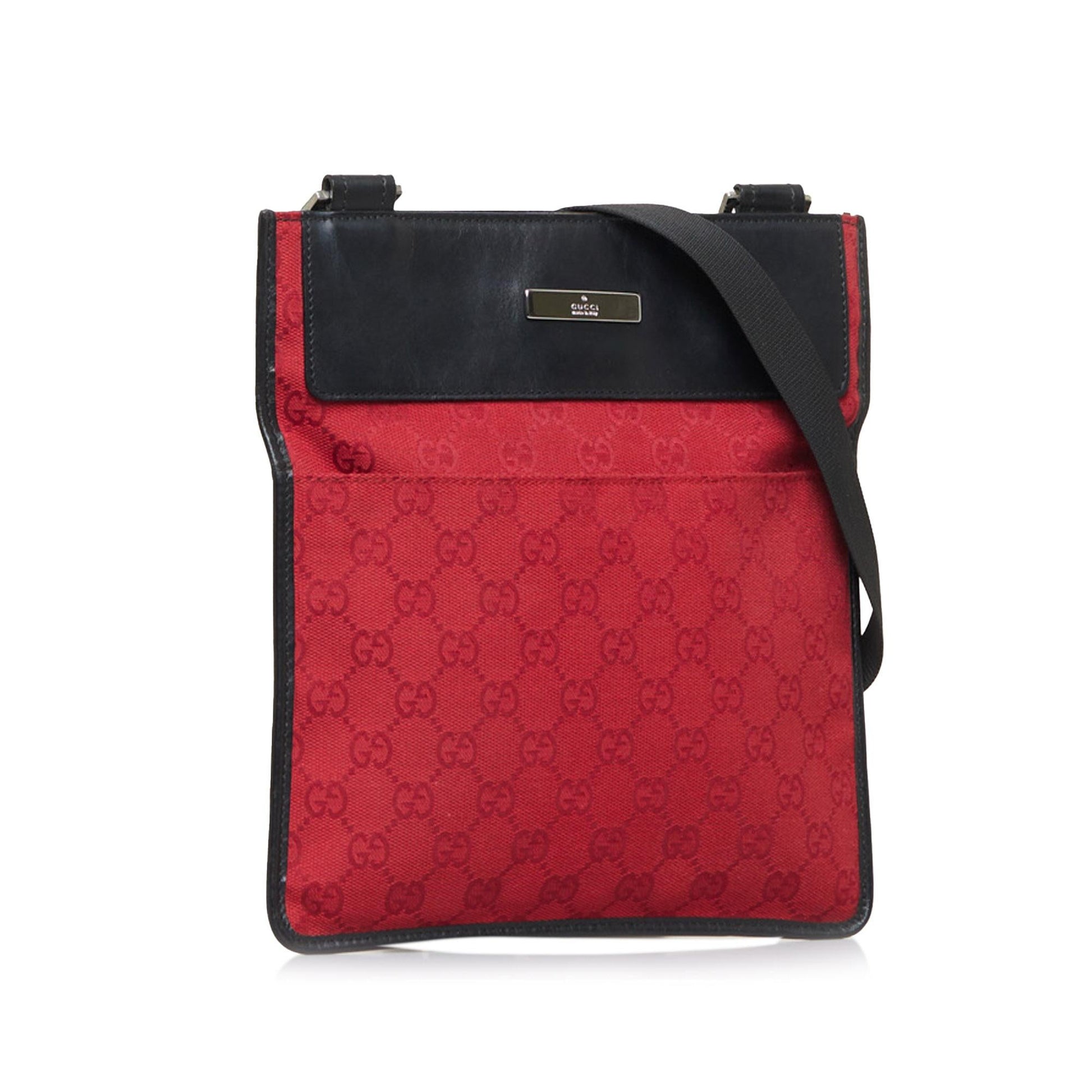 Gucci GG SHG-geVOhx Canvas Red Crossbody Bag