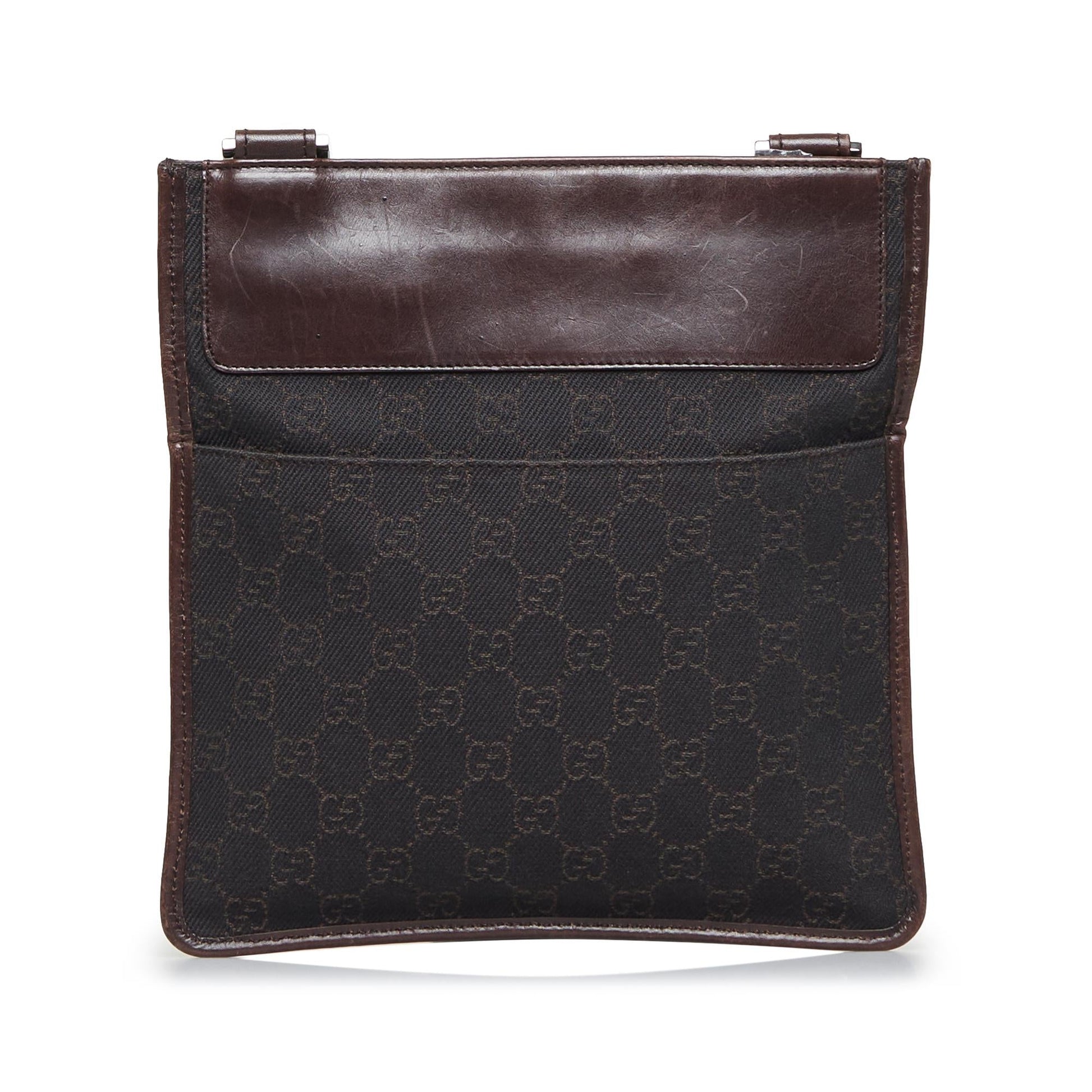 Gucci GG SHG-Doon0V Canvas Black Crossbody Bag
