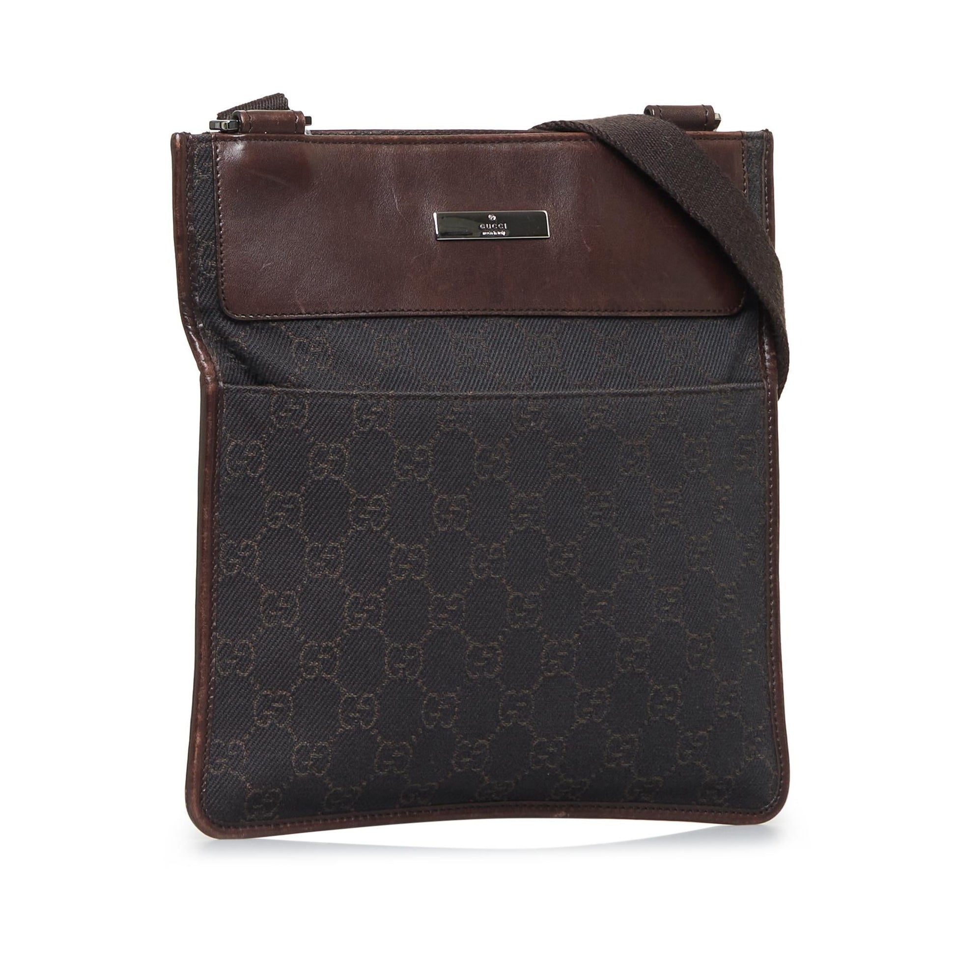 Gucci GG SHG-Doon0V Canvas Black Crossbody Bag