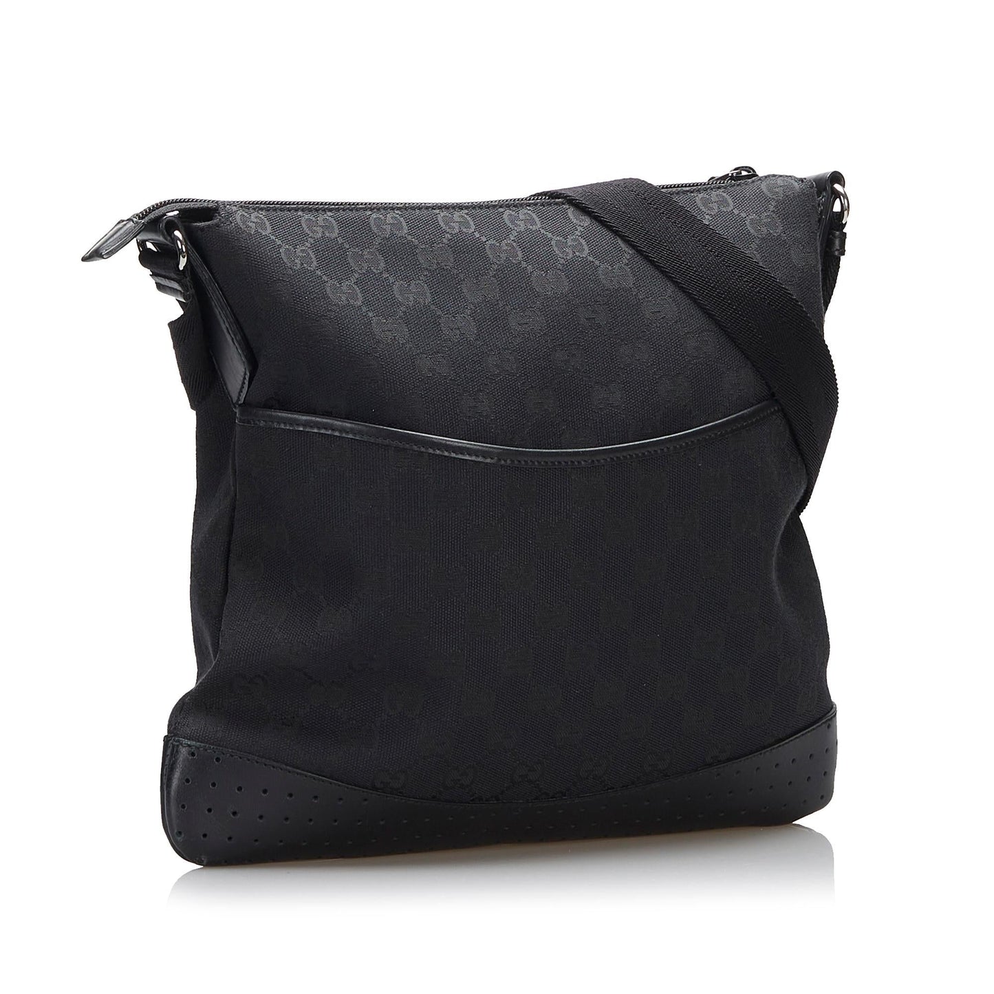 Gucci GG SHG-RJZg7R Canvas Black Crossbody Bag
