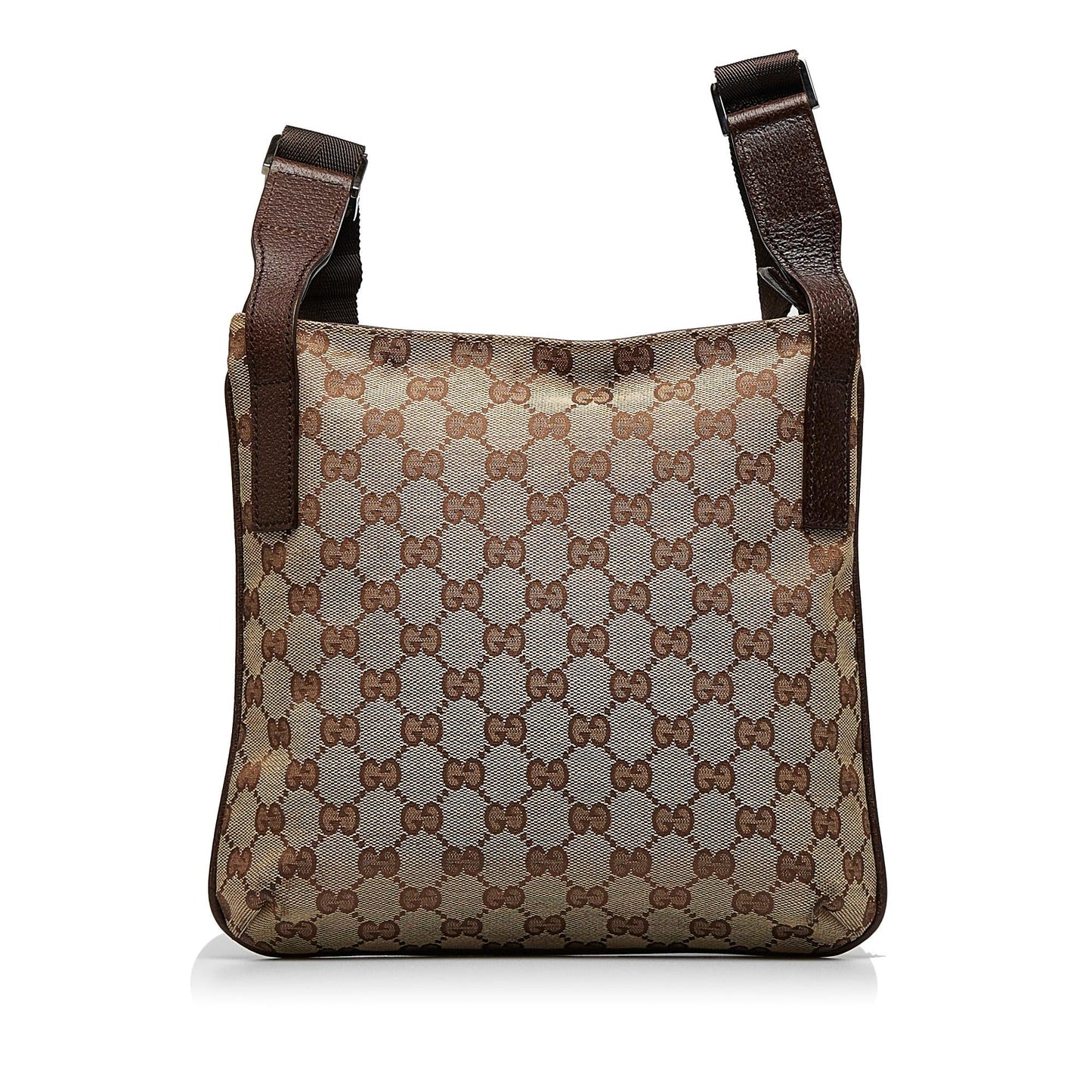 Gucci GG SHG- ZBQc Canvas Brown Crossbody Bag