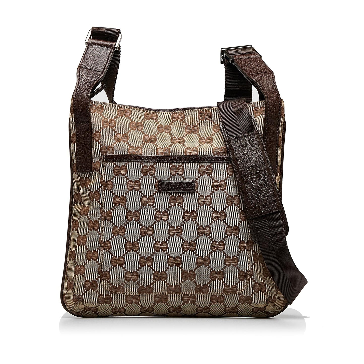 Gucci GG SHG- ZBQc Canvas Brown Crossbody Bag