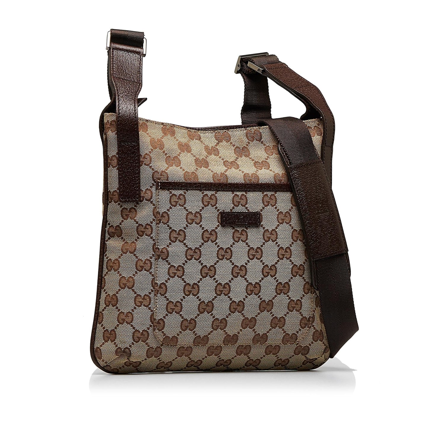Gucci GG SHG- ZBQc Canvas Brown Crossbody Bag