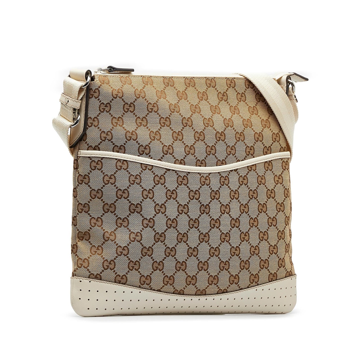 Gucci GG SHG-keKDFG Canvas Brown Crossbody Bag