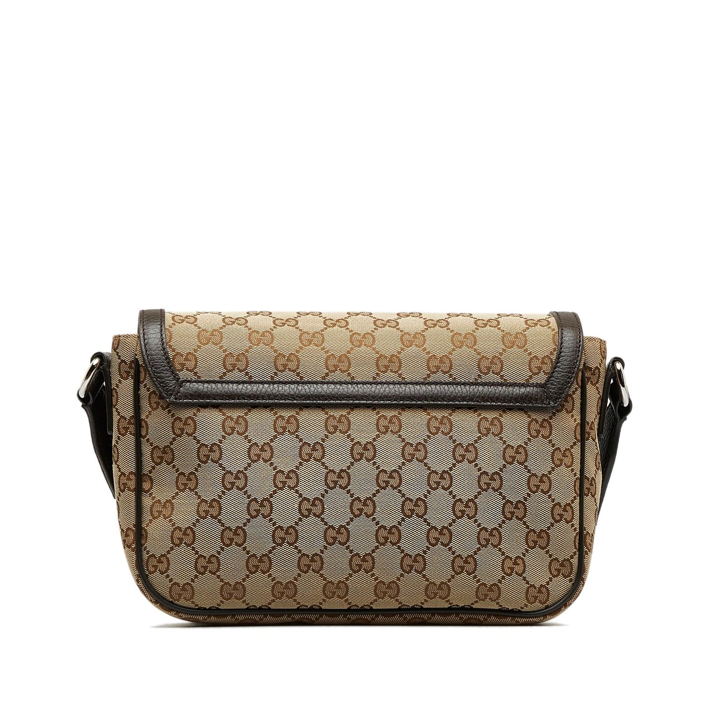 Gucci GG SHG-5Brxdh Canvas Brown Crossbody Bag