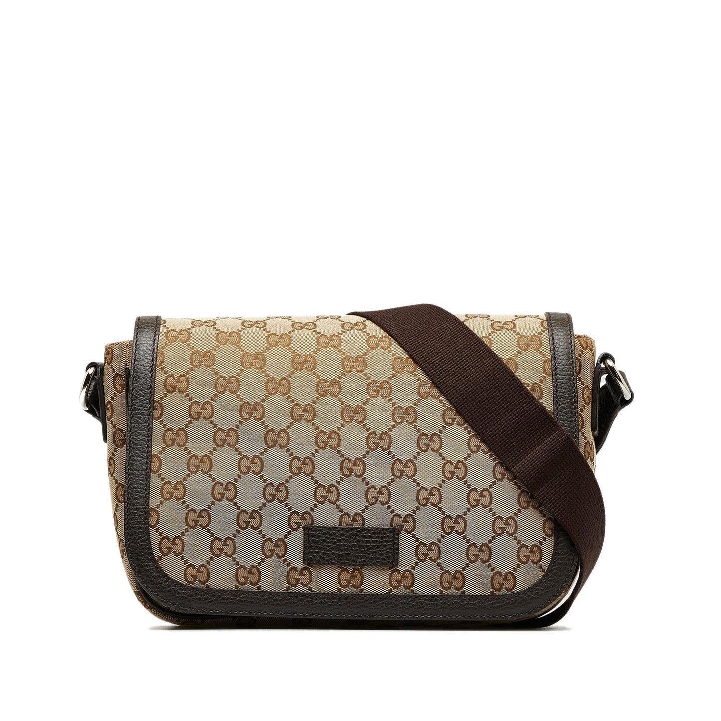 Gucci GG SHG-5Brxdh Canvas Brown Crossbody Bag
