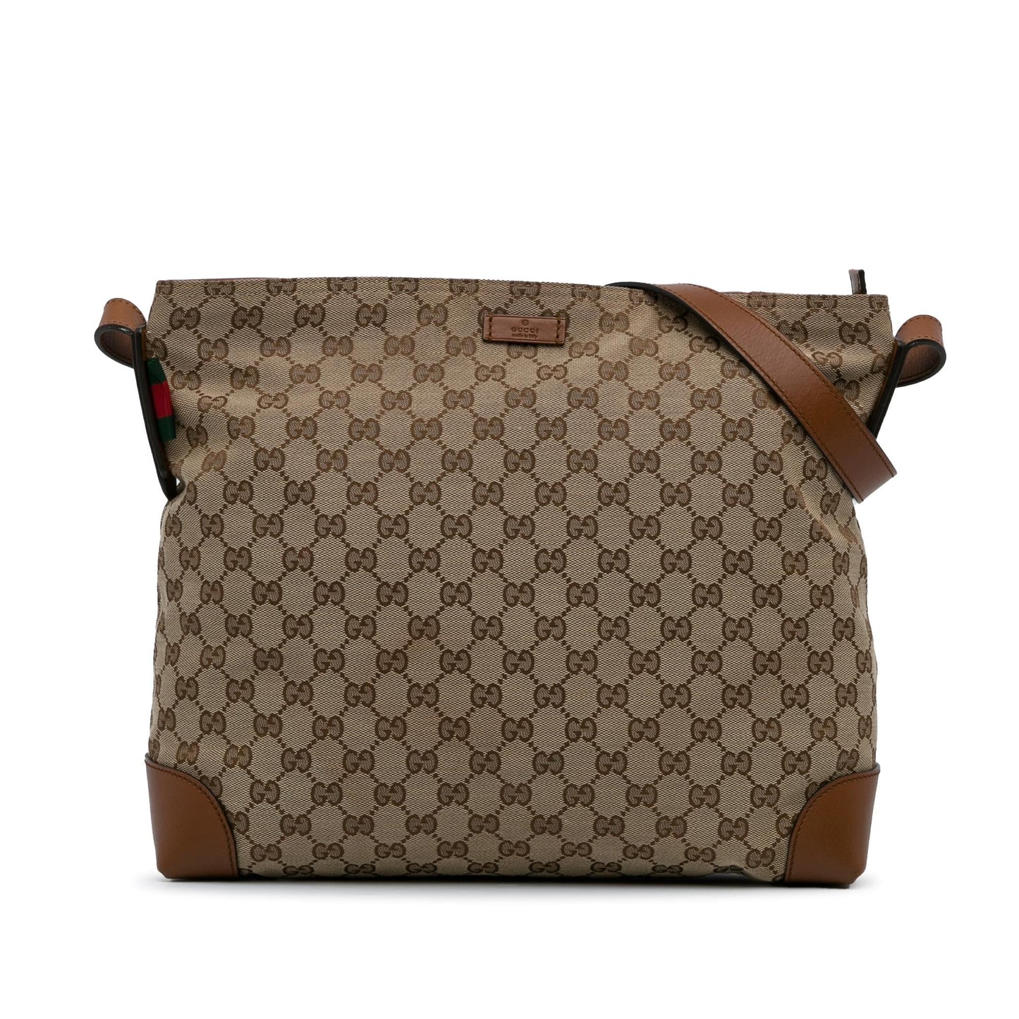 Gucci GG SHG-XXqOBr Canvas Brown Crossbody Bag