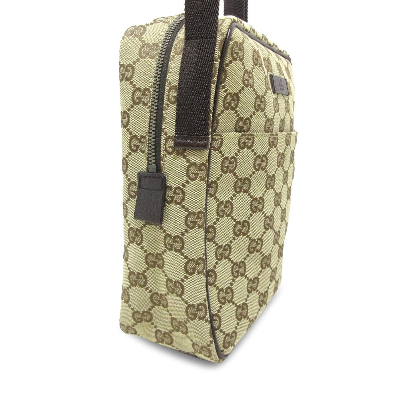 Gucci GG SHG-kjhrp1 Canvas Brown Crossbody Bag