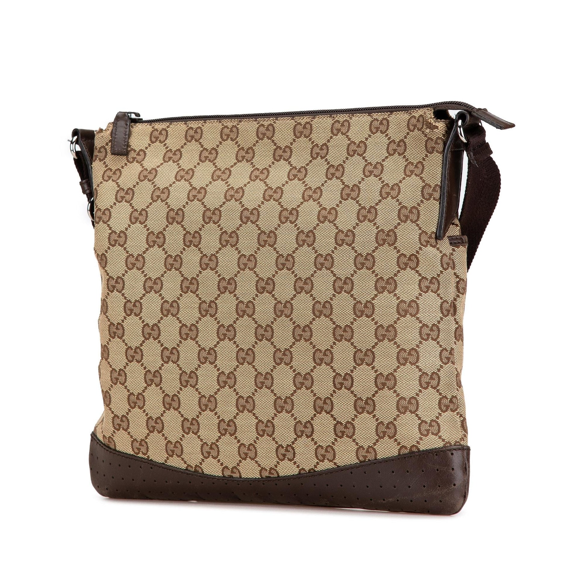 Gucci GG SHG-GgCbyl Canvas Brown Crossbody Bag