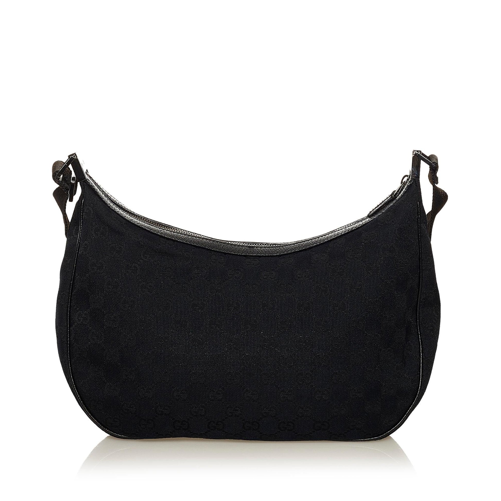 Gucci GG SHG Canvas Black Crossbody Bag Crossbody Shg