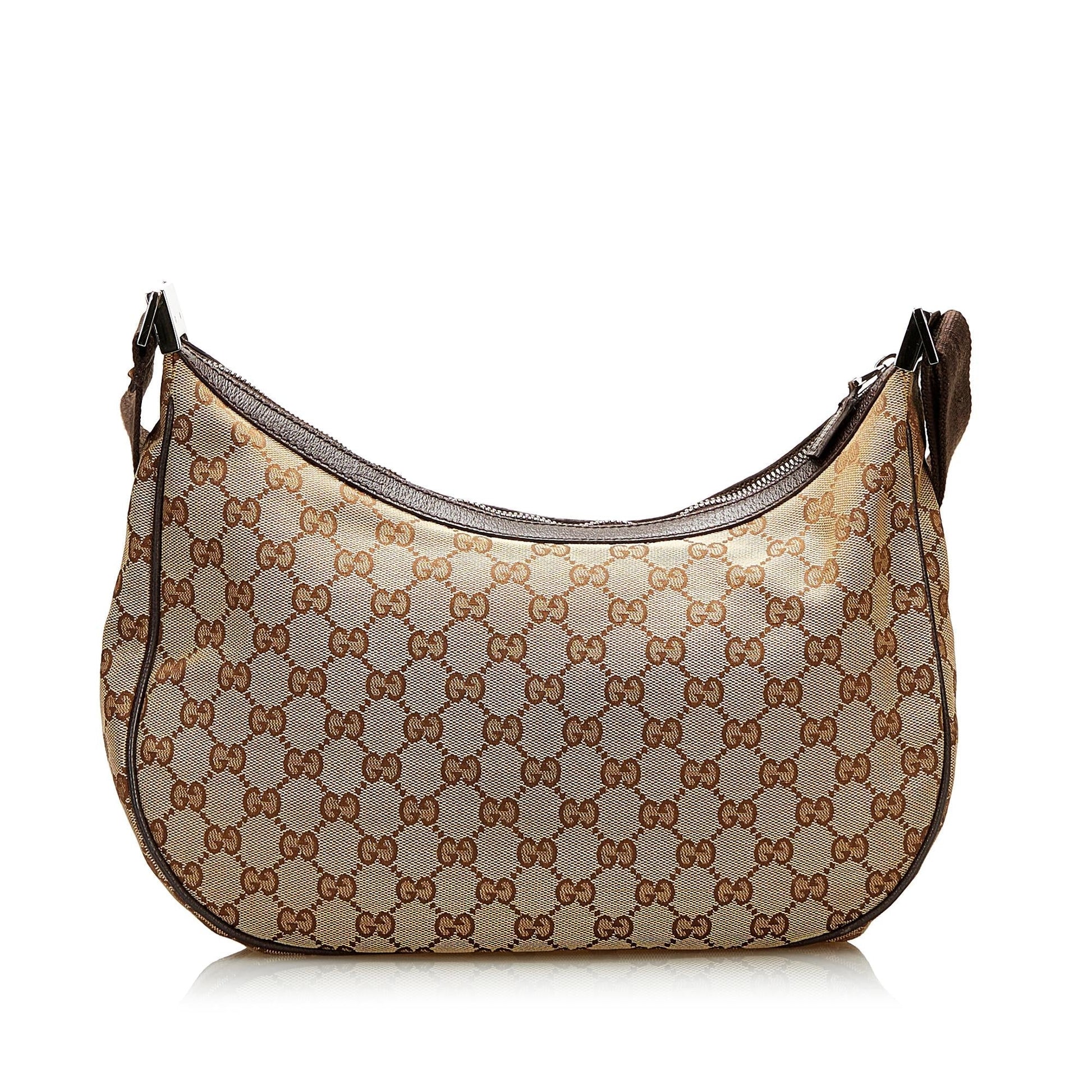 Gucci GG SHG Canvas Brown Crossbody Bag Crossbody Shg