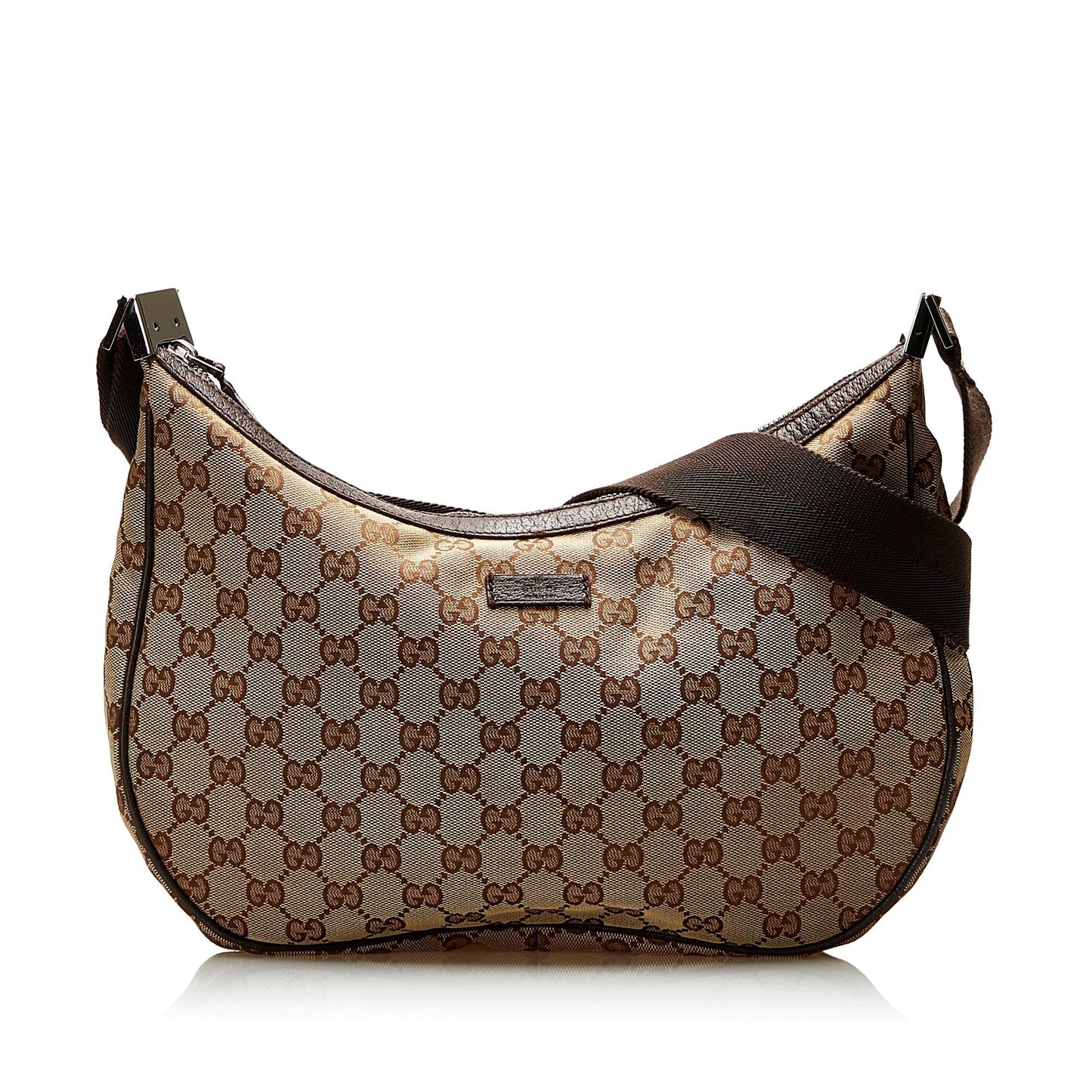Gucci GG SHG Canvas Brown Crossbody Bag Crossbody Shg