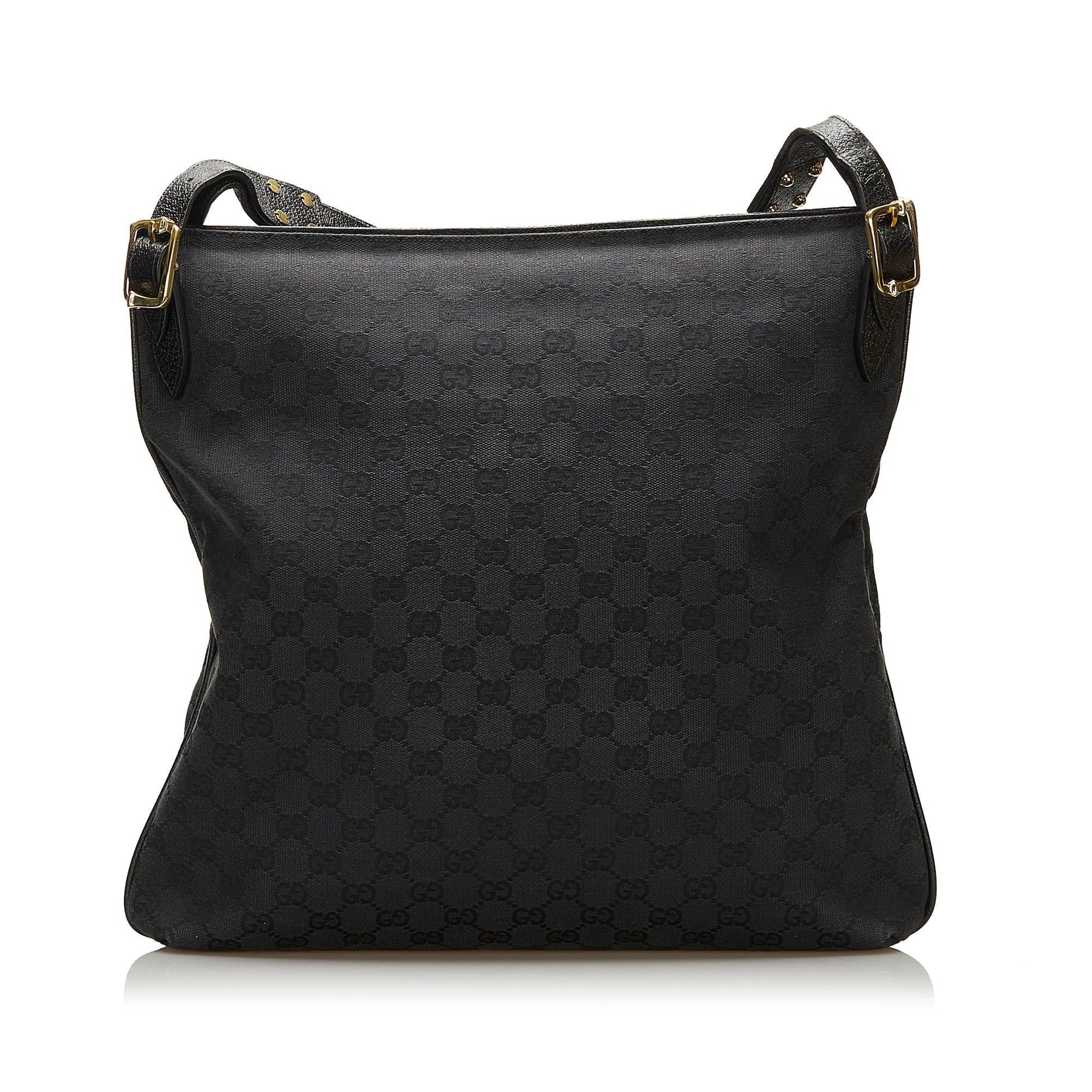Gucci GG SHG Canvas Black Crossbody Bag 11