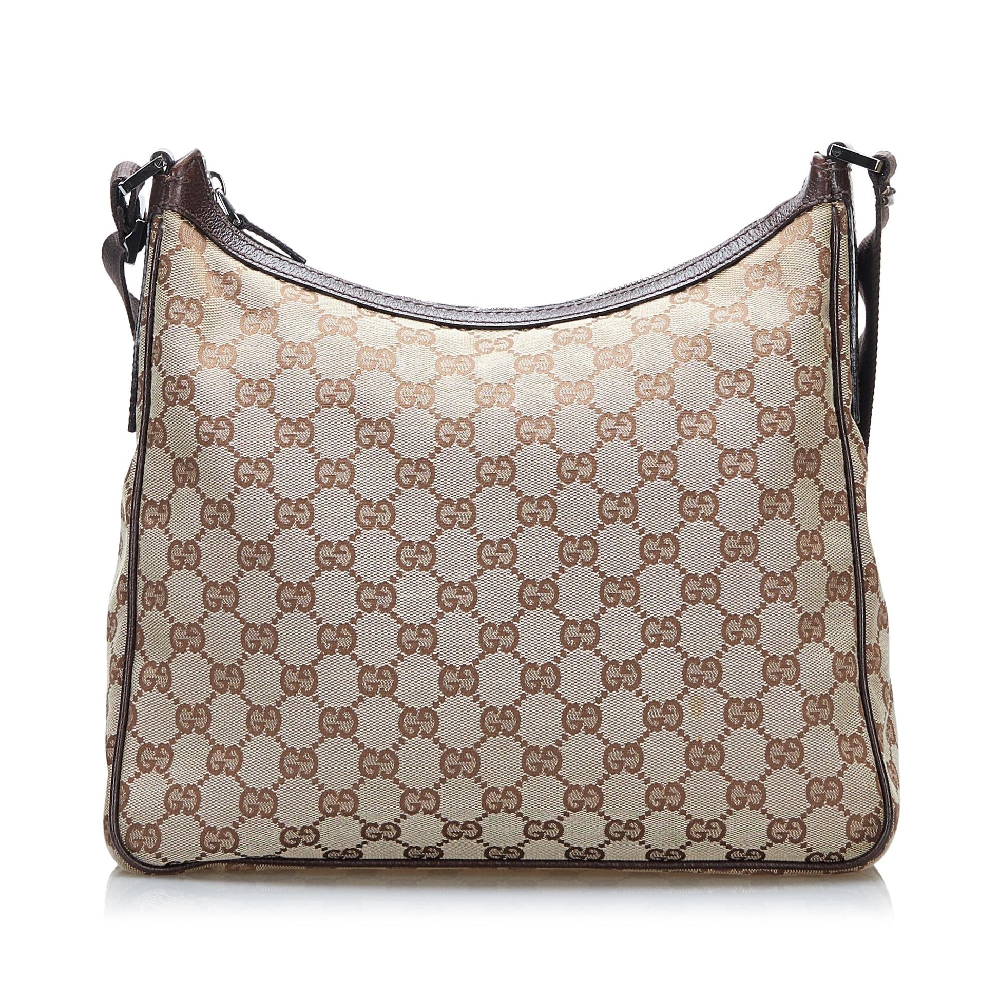 Gucci GG SHG Canvas Brown Crossbody Bag 14